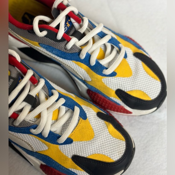 PUMA Rs-X3 Puzzle sneakers running shoes red blue size 7 men’s. 9 women’s - Picture 6 of 7